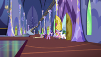 Twilight Sparkle greeting Flurry Heart S7E3