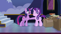 Twilight proud to call Starlight her student and friend S6E25