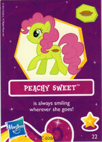 English monolingual version of mystery pack wave 6, card 22 of 24: Peachy Sweet