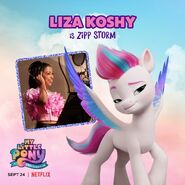 MLP A New Generation - Liza Koshy as Zipp Storm