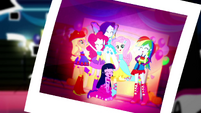 Photo of the Mane Six laughing together SS2