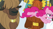 Pinkie Pie hops out of the music circle S7E11