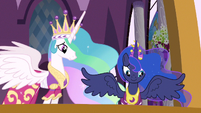 Princess Celestia & Princess Luna are very proud S3E13