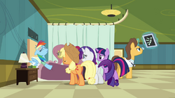 Rainbow Dash no hospital T2E16