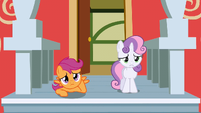Scootaloo and Sweetie Belle sad S02E23