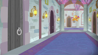 Smolder flying through the hallway S8E11