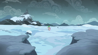 Spike alone in the Arctic Wastes S6E16