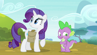 Spike blushing -thanks- S4E23