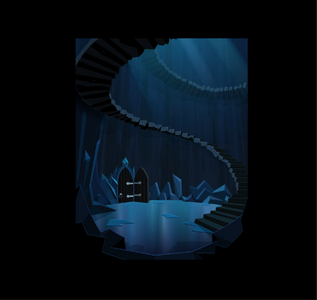 The Crystal empire stairs backround