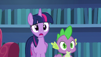 Twilight Sparkle --baking a cake freaks you out--- S6E21