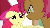 Putting Apple Bloom in her place.