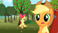 Apple Bloom...about to trip a dizzy trip.