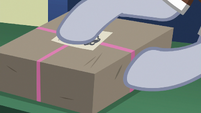 Derpy picking up Big Mac's package S8E10