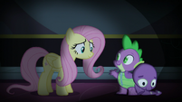 Fluttershy and Spike smiling S5E21