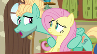 Fluttershy and Zephyr Breeze, brother and sister S6E11