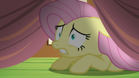 Fluttershy looking under the bed S5E21