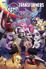 My Little Pony Transformers II issue 1 cover RI-B