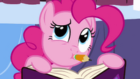 Pinkie writing in friendship journal S4E12