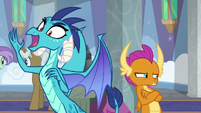 Princess Ember calling out to Spike S8E1