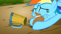 Rainbow Dash eating dirt S02E15