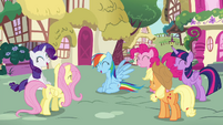 Rainbow and friends laughing S4E21