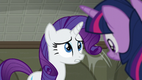 Rarity worried "yes" S6E9