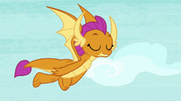 Smolder flying through the sky S8E24