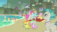 Terramar sees the Hippogriff-seapony picnic S8E6