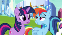 Twilight and Rainbow Dash "ain't no thing" S03E12