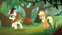 Autumn Blaze trots down the path S8E23