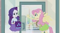 Fluttershy closes habitat door EG2