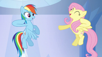 Rainbow Dash and Fluttershy -chaaa!- S03E12