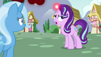 "You lost Twilight's map table. You make jokes like it's no big deal."