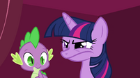 Twilight getting mad.