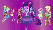 Equestria Girls in their Crystal Guardian forms EG4