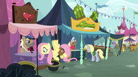 Fluttershy observes the cherry S2E19