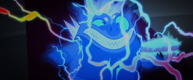 Grubber getting electrocuted by Tempest MLPTM