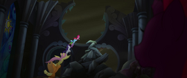 Main five and Tempest look at the storm MLPTM