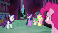 Main ponies hear Tirek calling out S8E26