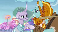 Mistmane comforting Rockhoof S8E21