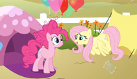 Pinkie Pie & Fluttershy talking S2E15