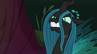 Queen Chrysalis seething with anger S8E13
