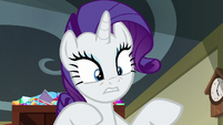 Rarity taking a pause of surprise S9E19