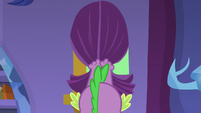 Spike closing his curtains again S8E11