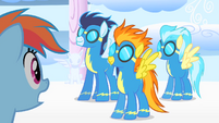 The Wonderbolts show up.