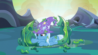 Trixie freed from her cocoon cage S6E26