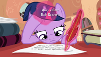 Twilight writes S2E20