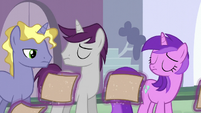 Written Script and Amethyst Star dismiss The Tasty Treat S6E12