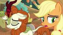 AJ understands Autumn Blaze's refusal S8E23