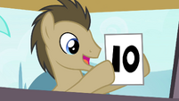 Dr. Hooves giving a 10 S4E20